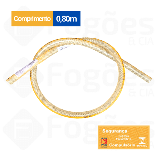 mangueira plástica 0,80m